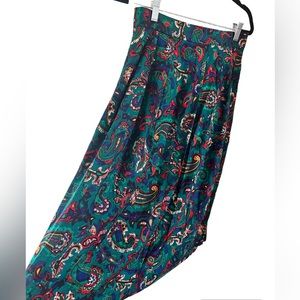 Vintage Skirt Christmas paisley